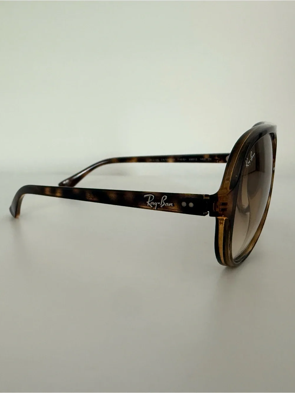 Ray-Ban Cats 5000 RB4125 Tortoise Brown Gradient Sunglasses